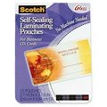 3M Commercial 3M MMMLS851G Business Cards Laminating Pouches- 3-.88in.x2-.88in.- Clear MMMLS851G